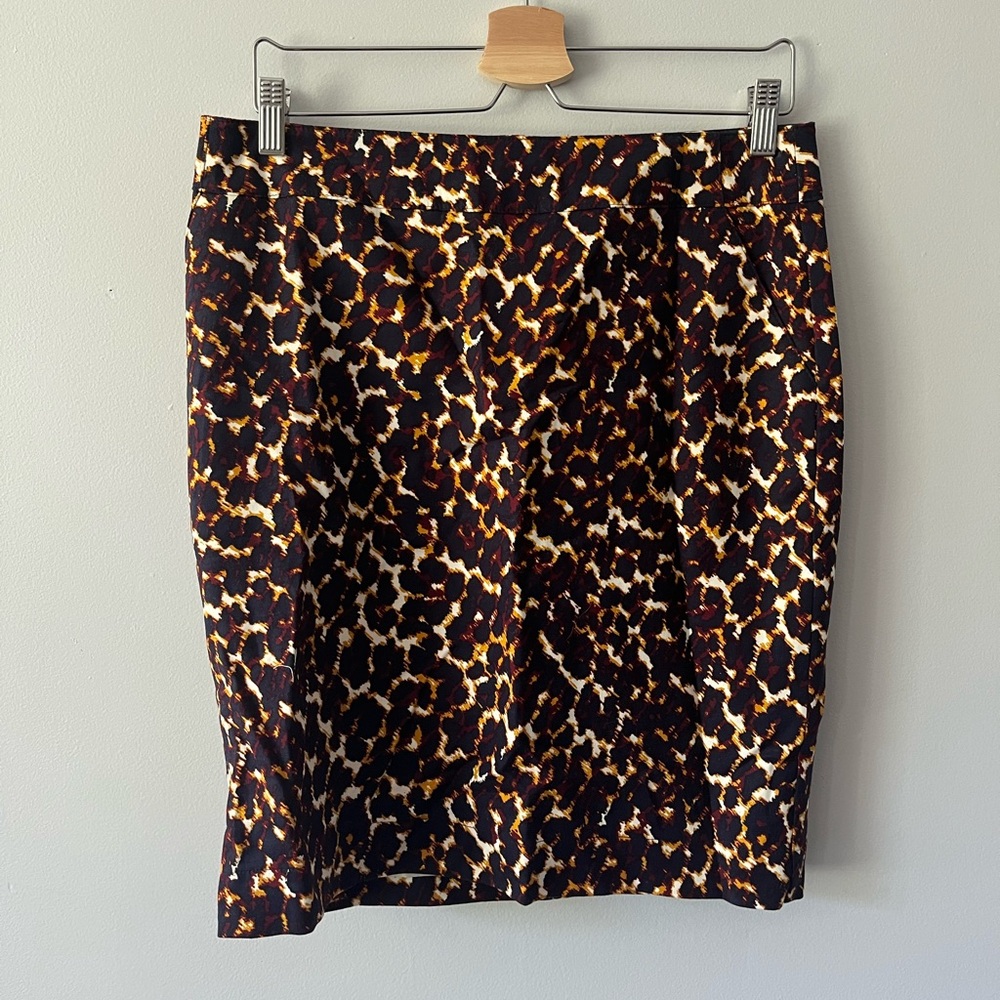 Animal print pencil skirt from Merona Target size 8